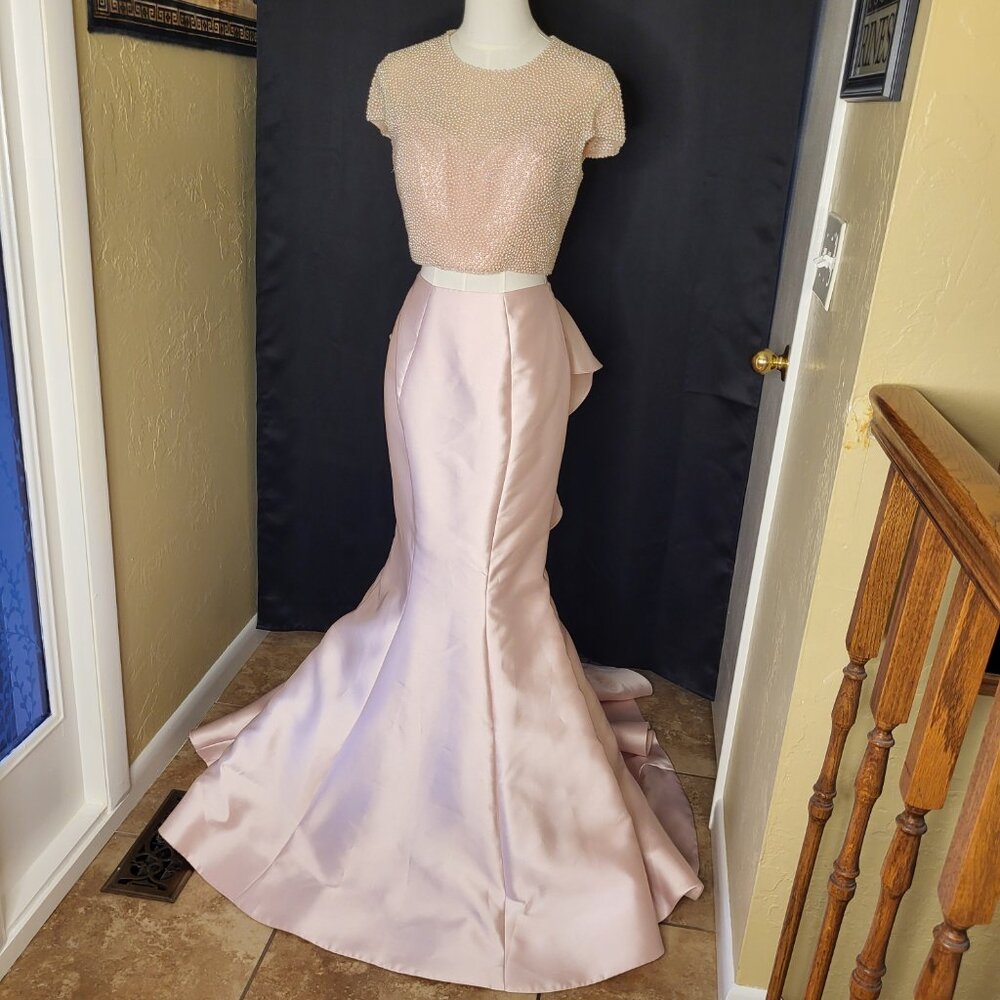Stunning Sherri Hill #51624 Two Piece Mermaid Dress NWT - Picture 2 of 11